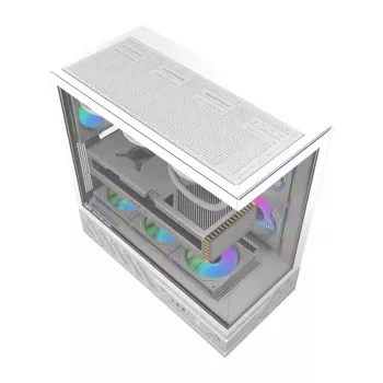Computer case Darkflash DS950 (white) with 6 preinstalled fans