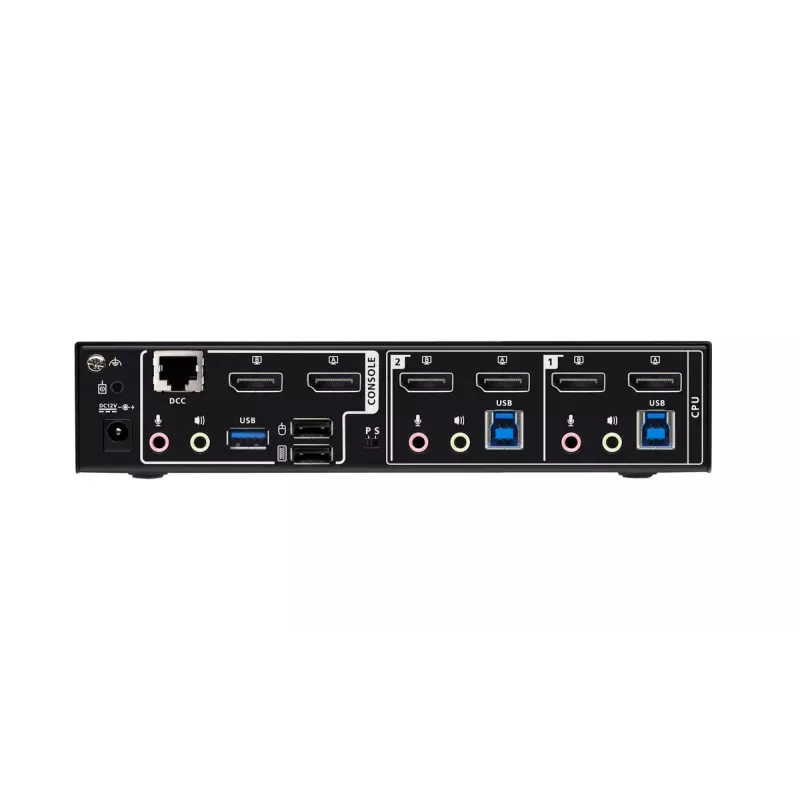 KVM Switch ATEN CS1942DPA 2‑Port USB 3.0 Dual‑Display DisplayPort 8K 60Hz