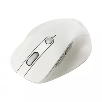 Wireless Right-Hand Mouse ASUS MD105 MK-WH — RF + Bluetooth, 2400 DPI, Wheel, Battery, Beige