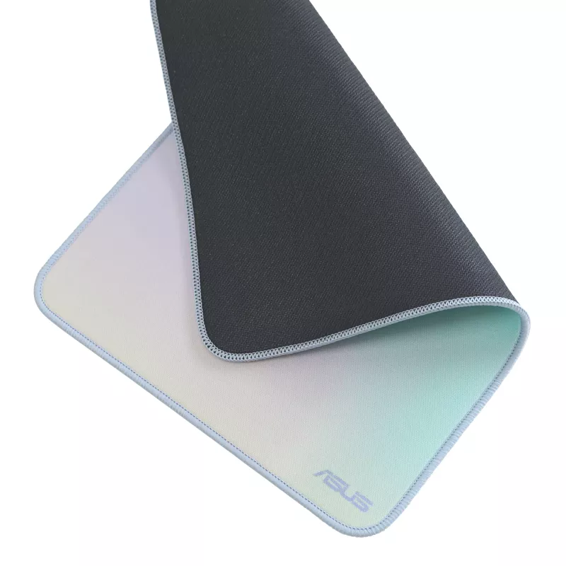 Mouse pad ASUS PS102, polyester A4 size, pearl color, stitched edges, non-slip base