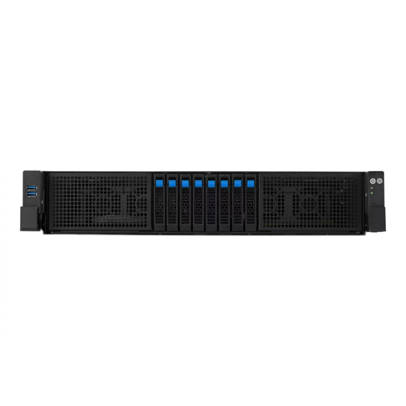 ASUS RS720A-E13-RS8U Socket SP5 Rack (2U) Black, Silver
