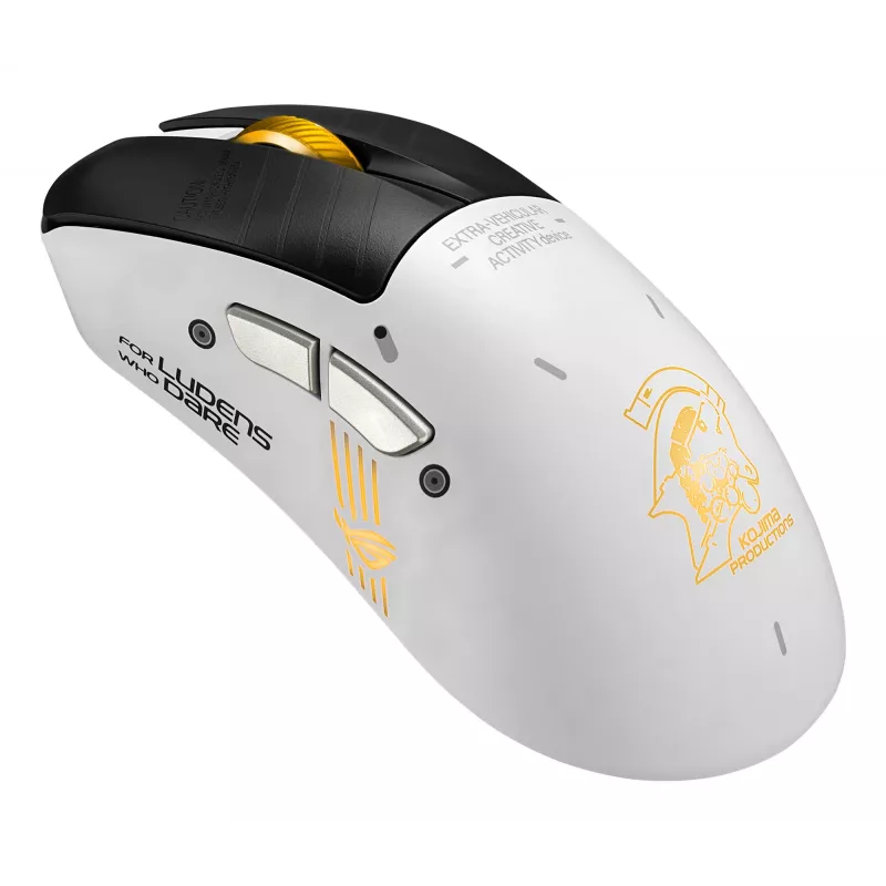 Gaming mouse ASUS ROG Keris II Origin-KJP, right-hand, optical 42,000 DPI, RF Wireless + Bluetooth + USB-A, 6 buttons, multicolour