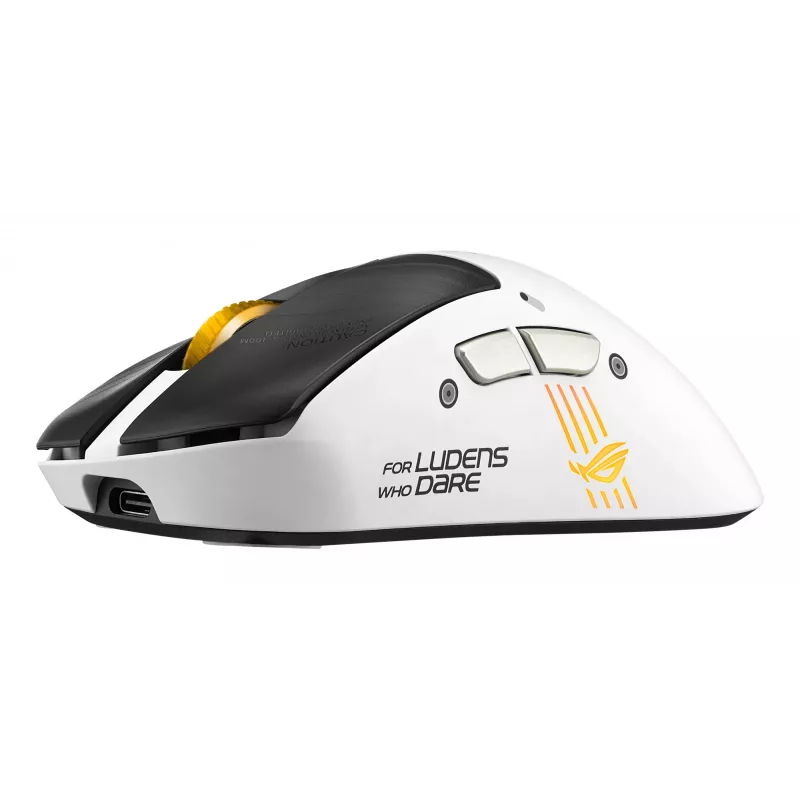 Gaming mouse ASUS ROG Keris II Origin-KJP, right-hand, optical 42,000 DPI, RF Wireless + Bluetooth + USB-A, 6 buttons, multicolour