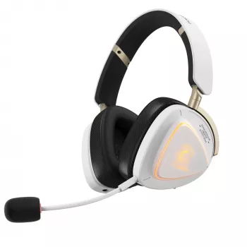Headset ASUS ROG Delta II-KJP — Circumaural, Wired & Wireless (Bluetooth), 20–20000 Hz, 325 g, Black/White