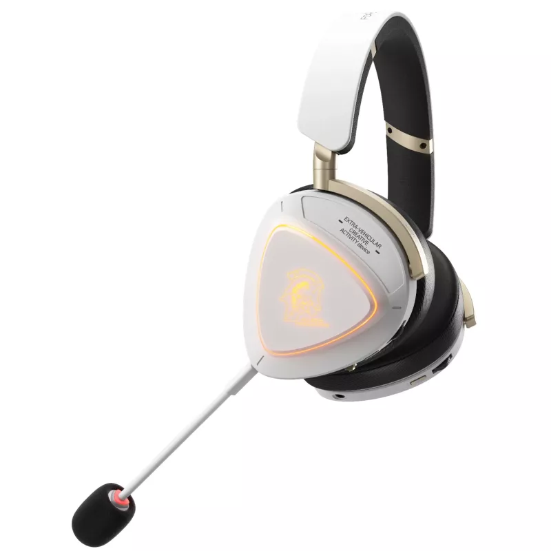 Headset ASUS ROG Delta II-KJP — Circumaural, Wired & Wireless (Bluetooth), 20–20000 Hz, 325 g, Black/White