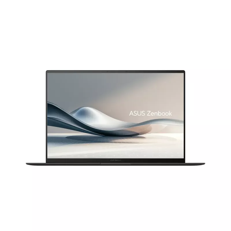 Laptop ASUS Vivobook S16 UM5606WA — 16 inch OLED 3K (2880×1800) 120Hz, AMD Ryzen AI 9 370HX, 32GB LPDDR5X, 2TB SSD, Windows 11 Pro, Zumaia Gray