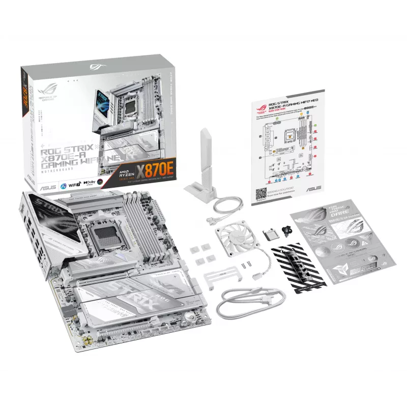 Motherboard ASUS ROG STRIX X870E-A GAMING WIFI7 NEO — AMD X870E, Socket AM5, ATX, DDR5, 4 DIMM, 256 GB