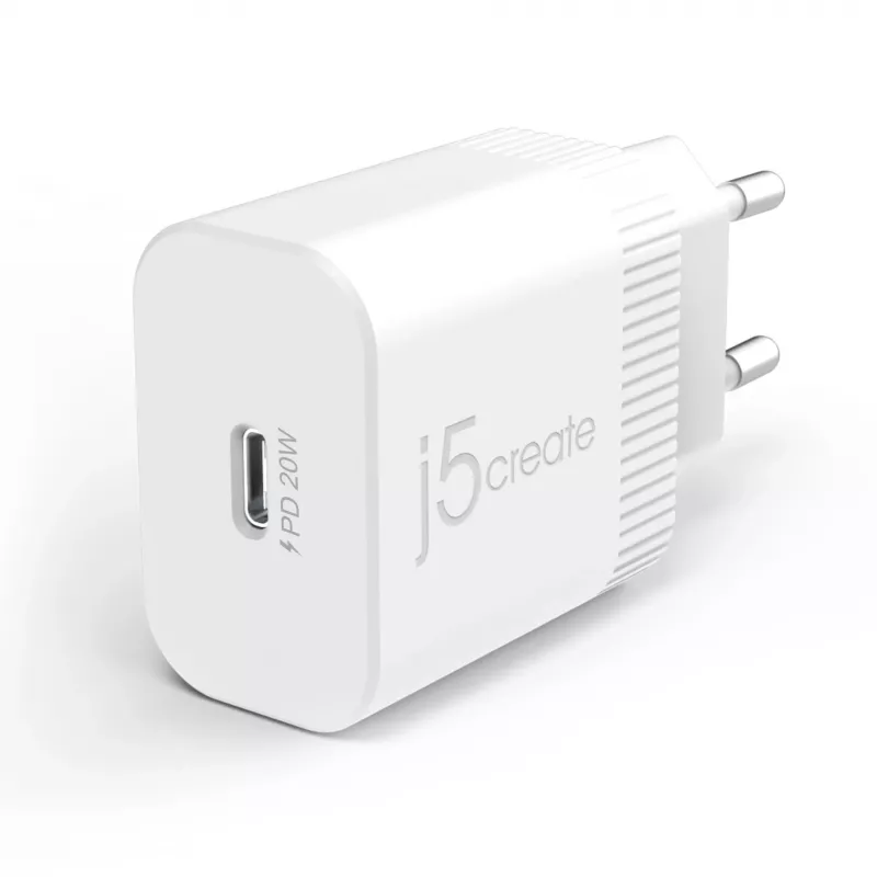 Wall Charger j5create JUP1420 20W PD USB-C Indoor AC 100-240V