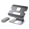j5create JTS327 Multi-Angle 4K Docking Stand, Laptop stand, Grey, Aluminium, 40.6 cm (16 inch), 4 kg, Windows laptop / Mac