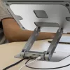 j5create JTS327 Multi-Angle 4K Docking Stand, Laptop stand, Grey, Aluminium, 40.6 cm (16 inch), 4 kg, Windows laptop / Mac