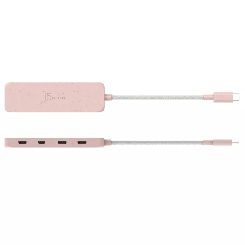 j5create Eco-Friendly USB-C to 4-Port Type-C Gen 2 Hub