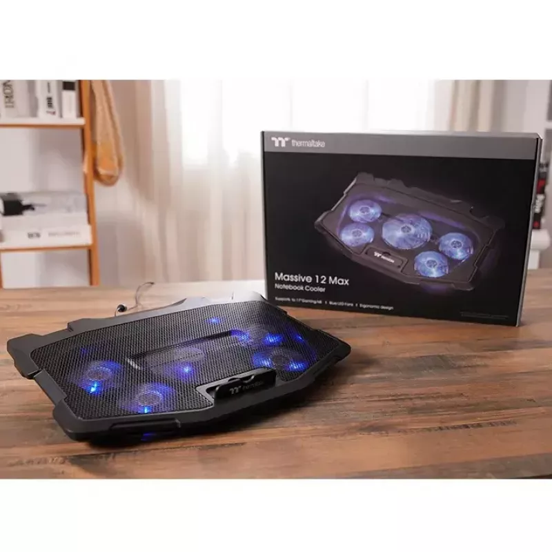 Laptop Cooling Pad Thermaltake Massive 12 Max 43.2 cm 5 Fans Black