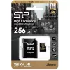 MicroSDXC card Silicon Power SP256GBSTXDV3V1HSP 256 GB Class 10 High Endurance, 3.6 V, 0–70°C