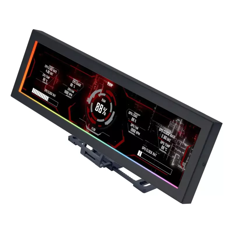 Display panel Lian Li SM088X, universal chassis, 237×73×13 mm, 5 V, black