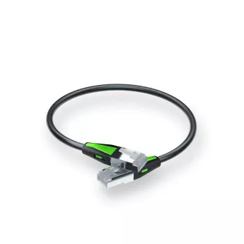 Networking cable Zyxel ACCESSORY-ZZ0109F Cat6a RJ-45–RJ-45 Black 0.18 m