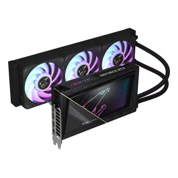 GIGABYTE AORUS GeForce RTX 5090 XTREME WATERFORCE 32G Graphics Card - 32GB GDDR7, 512bit, PCI-E 5.0, 2655MHz Core Clock, 3 x DP 2.1a, 1 x HDMI 2.1b, NVIDIA DLSS 4, GV-N5090AORUSX W-32GD