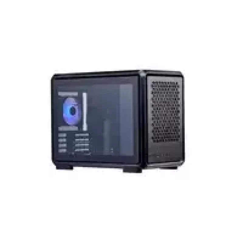 Computer case Cooler Master MasterFrame 400 Mesh Black mATX with transparent side panel and 1x 120mm ARGB fan