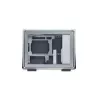 Computer case Cooler Master MasterFrame 400 Mesh Silver, mATX, Transparent side panel, 1x 120 mm ARGB fan