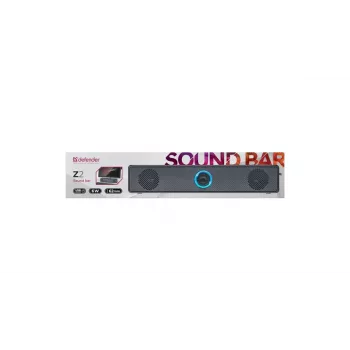 Portable speaker DEFENDER Z2 Black, wired USB, 6W RMS, SNR 70 dB, 80–18000 Hz, cube design