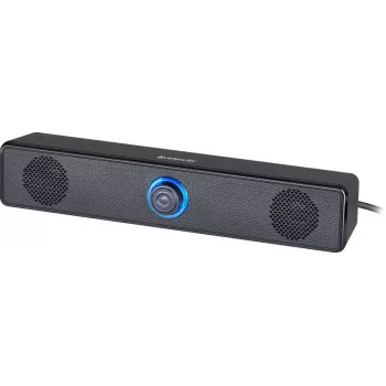 Portable speaker DEFENDER Z2 Black, wired USB, 6W RMS, SNR 70 dB, 80–18000 Hz, cube design