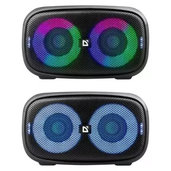 Defender Q5 Stereo Portable Bluetooth Speaker, 20W, LED Illumination, FM Radio, TWS
