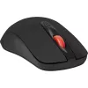 Wireless RF Silent Optical Mouse DEFENDER Nexus MS-195 — 1600 DPI, 2.4 GHz, Nano USB, Ambidextrous, 2×AAA, Black