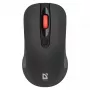 Wireless RF Silent Optical Mouse DEFENDER Nexus MS-195 — 1600 DPI, 2.4 GHz, Nano USB, Ambidextrous, 2×AAA, Black