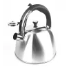 Electric kettle Maestro MR-1333 — 3.0 L stainless steel, hinged whistle, manual lid, multi-layer insulated bottom