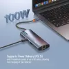 Docking station ColorWay CW-HUB02 6-in-1 100W — multiport hub with power delivery