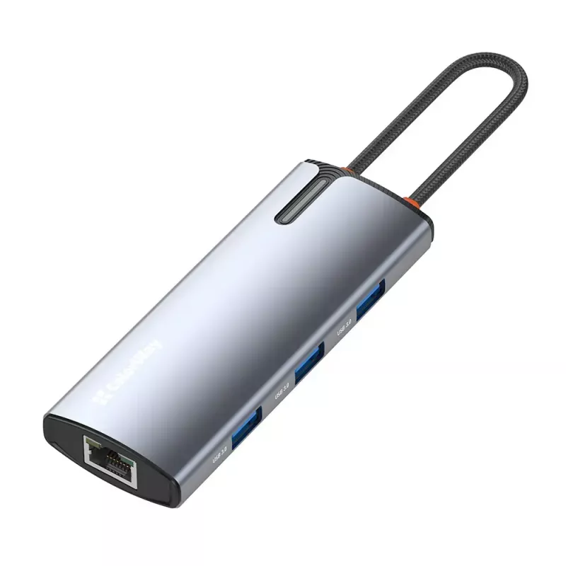 Docking station ColorWay CW-HUB02 6-in-1 100W — multiport hub with power delivery
