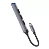 Docking station ColorWay CW-HUB04 4-in-1 USB-C — HDMI, Gigabit Ethernet, USB-A, PD passthrough