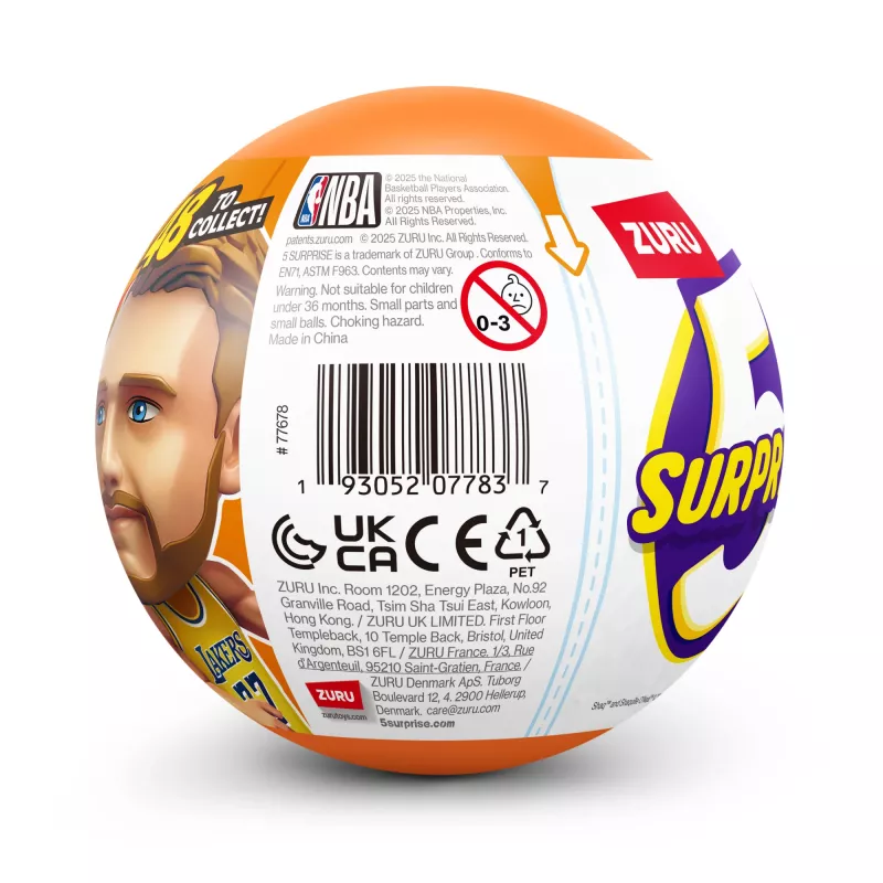 5 Surprise NBA Ballers Series 2, 3 yr(s), Multicolour