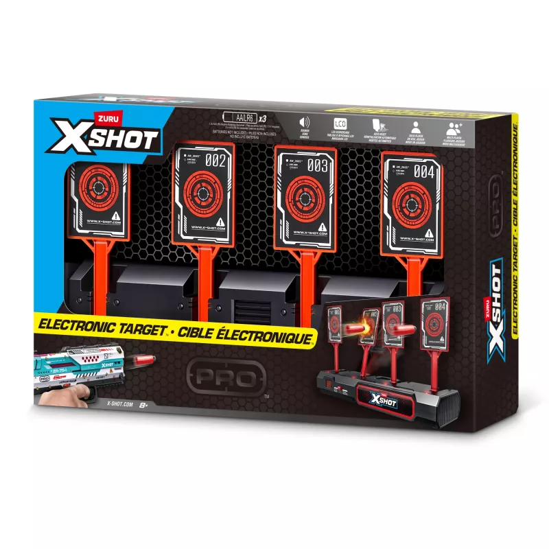 ZURU XSHOT Electronic Target, Target, 8 yr(s), AA, Black