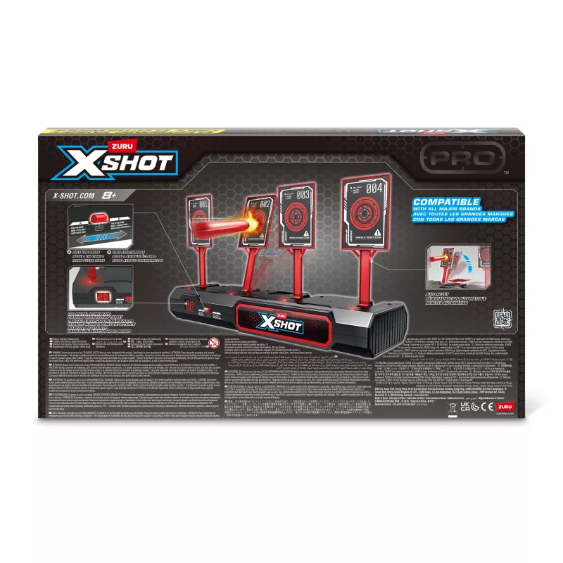 ZURU XSHOT Electronic Target, Target, 8 yr(s), AA, Black