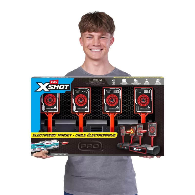 ZURU XSHOT Electronic Target, Target, 8 yr(s), AA, Black