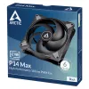 Fan ARCTIC P14 Max Computer case Fan 14 cm Black