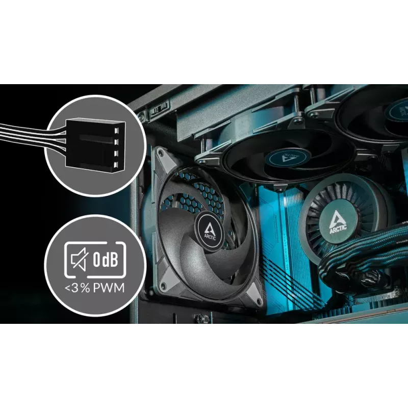 Fan ARCTIC P14 Max Computer case Fan 14 cm Black