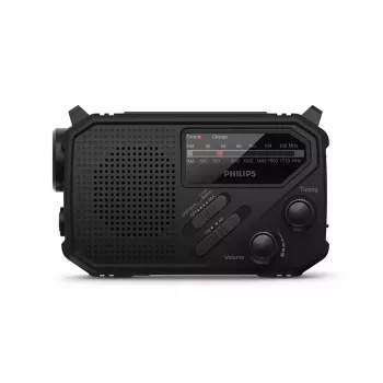 Portable Radio Philips TAR1609/00 Analog & Digital AM FM Black