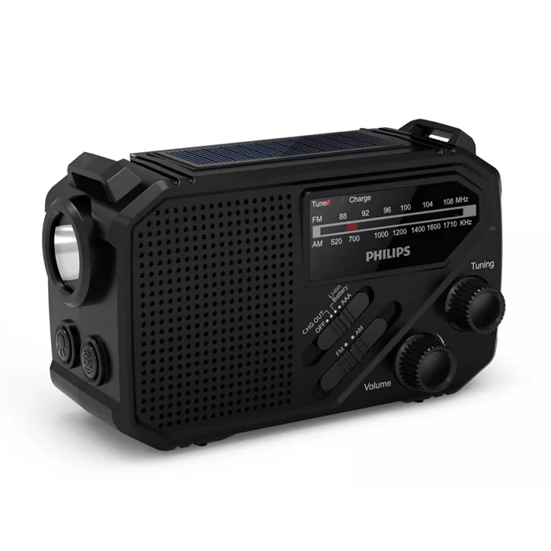 Portable Radio Philips TAR1609/00 Analog & Digital AM FM Black