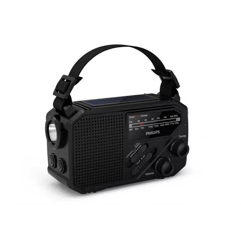 Portable Radio Philips TAR1609/00 Analog & Digital AM FM Black