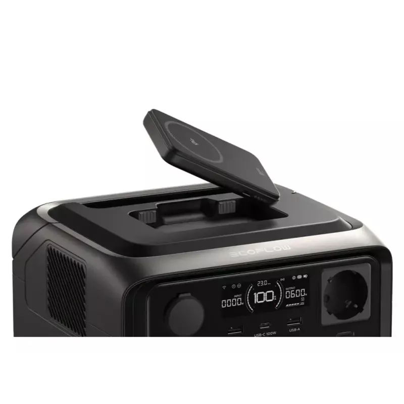 Portable battery EcoFlow RIVER 3 MAX PLUS Wireless, 858Wh