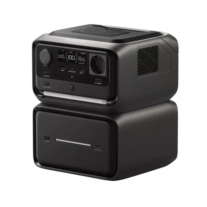 Portable battery EcoFlow RIVER 3 MAX PLUS Wireless, 858Wh
