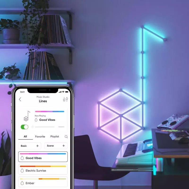 Nanoleaf Lines Starter Kit Other White RGB IP20 15 pcs