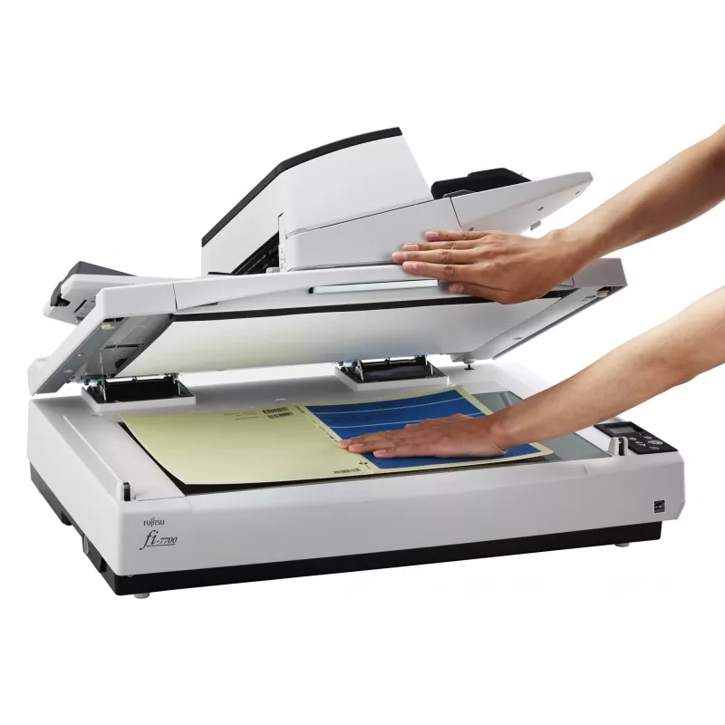Ricoh fi-7700S Flatbed & ADF scanner 600 x 600 DPI A3 Black, White