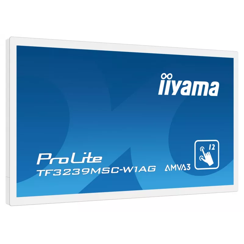Monitor iiyama ProLite TF3239MSC-W1AG 31.5 inch (80 cm) Full HD 1920x1080 LED Touchscreen AMVA3 White