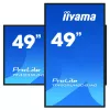 iiyama ProLite TF4939UHSC-B1AG computer monitor 124.5 cm (49 inch) 3840 x 2160 pixels 4K Ultra HD LED Touchscreen Multi-user Black