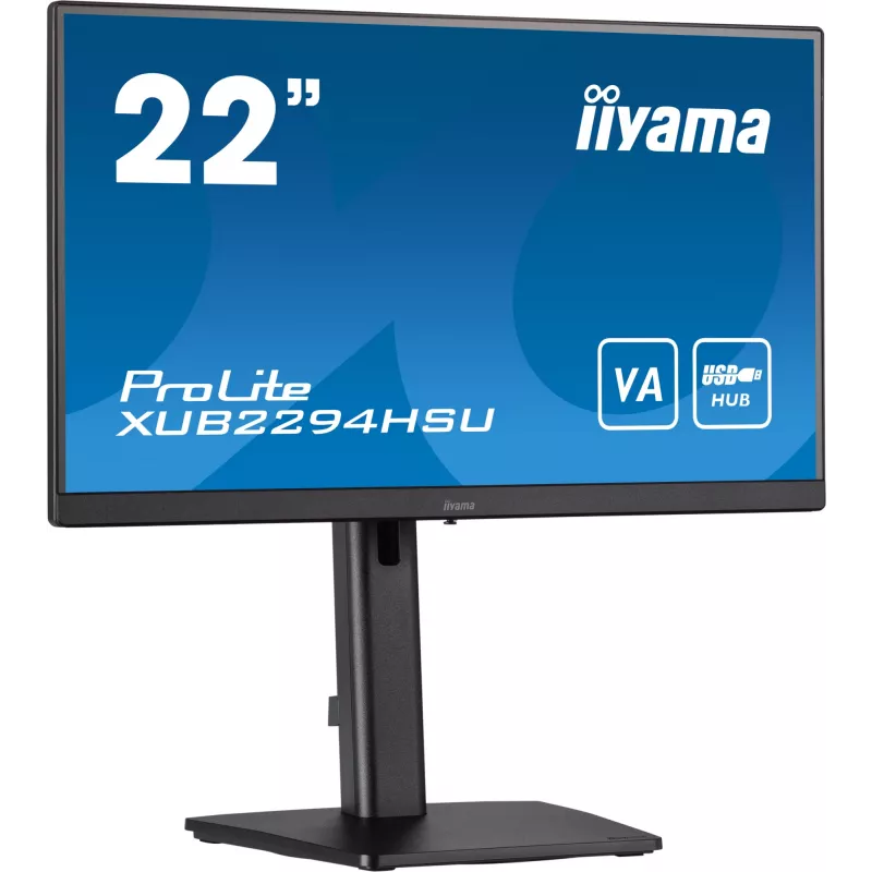 iiyama ProLite XUB2294HSU-B2 computer monitor 54.6 cm (21.5 inch) 1920 x 1080 pixels Full HD LCD Black