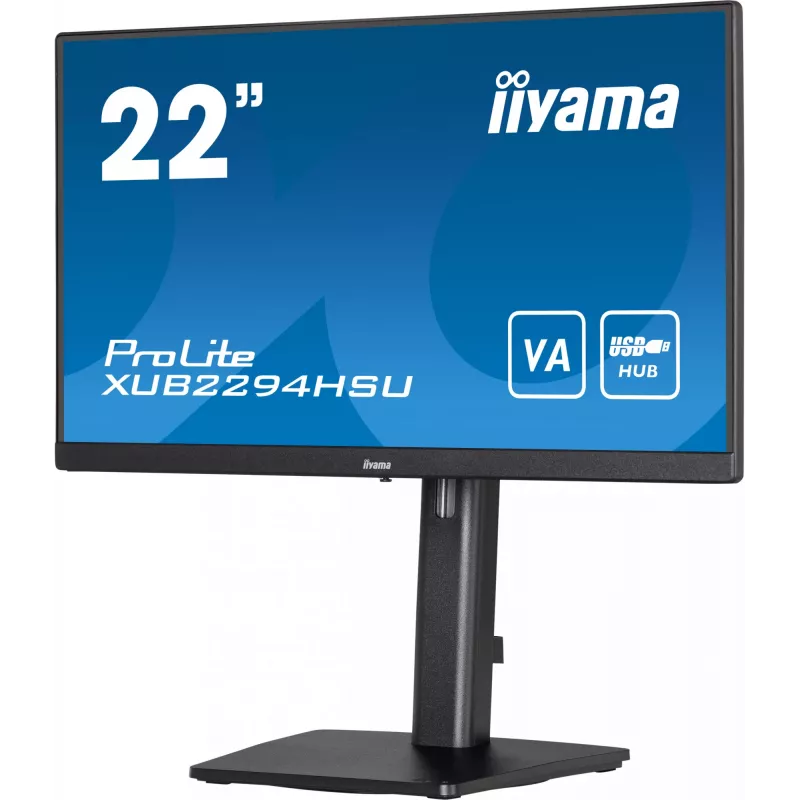 iiyama ProLite XUB2294HSU-B2 computer monitor 54.6 cm (21.5 inch) 1920 x 1080 pixels Full HD LCD Black