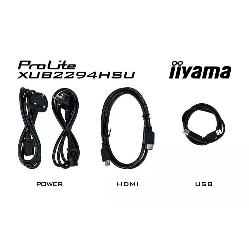 iiyama ProLite XUB2294HSU-B2 computer monitor 54.6 cm (21.5 inch) 1920 x 1080 pixels Full HD LCD Black