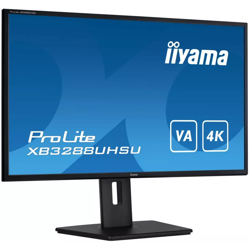 iiyama ProLite XB3288UHSU-B5 computer monitor 80 cm (31.5 inch) 3840 x 2160 pixels 4K Ultra HD LCD Black